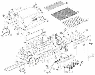 Page A Diagram and Parts List for 9225-87  Broil King Grill